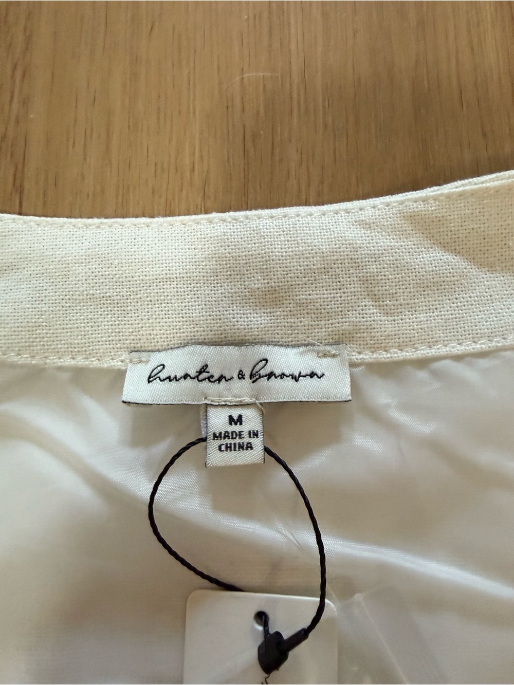 Linen blend vest women medium casual summer buttons - Picture 2 of 5